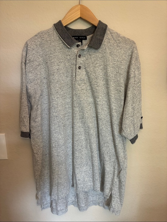 Nike Other - Nike Men’s Gray Heather Polo with Dark Gray Trim